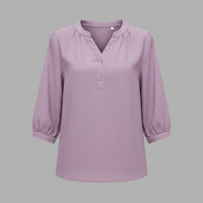 Silk Patchwork Blouse | Women's Summer Top