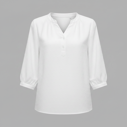 Silk Patchwork Blouse | Women's Summer Top