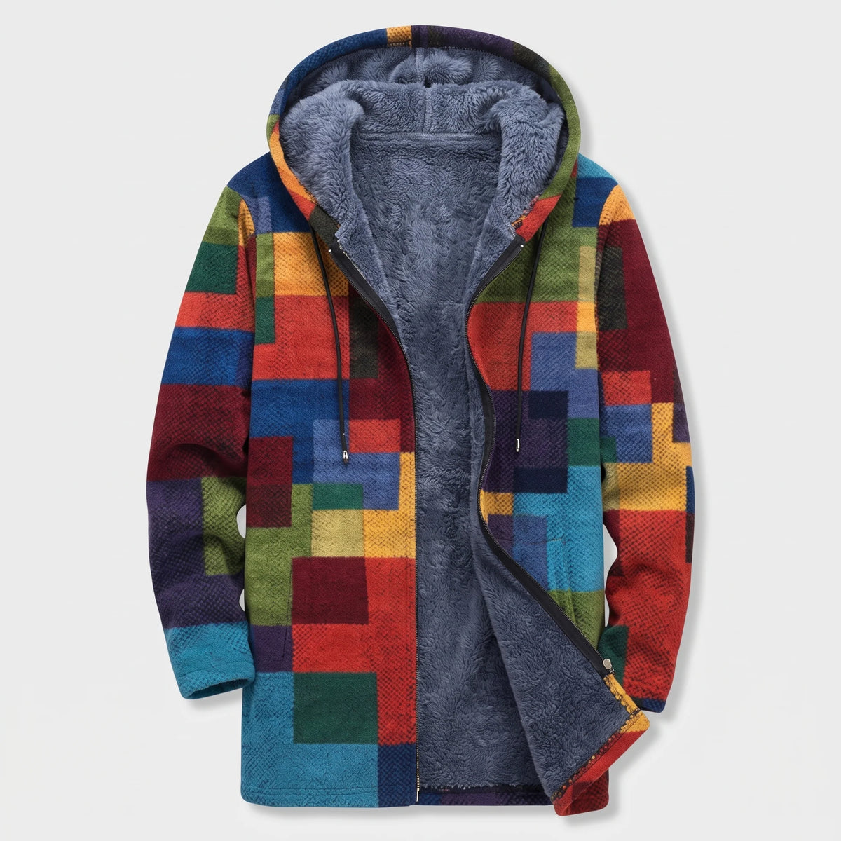 Women's Cozy Hooded Relaxed Fit Jacket