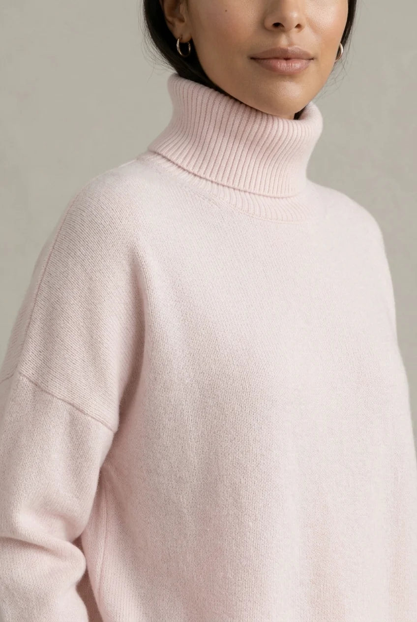Women's Cozy Oversized Turtleneck Sweater