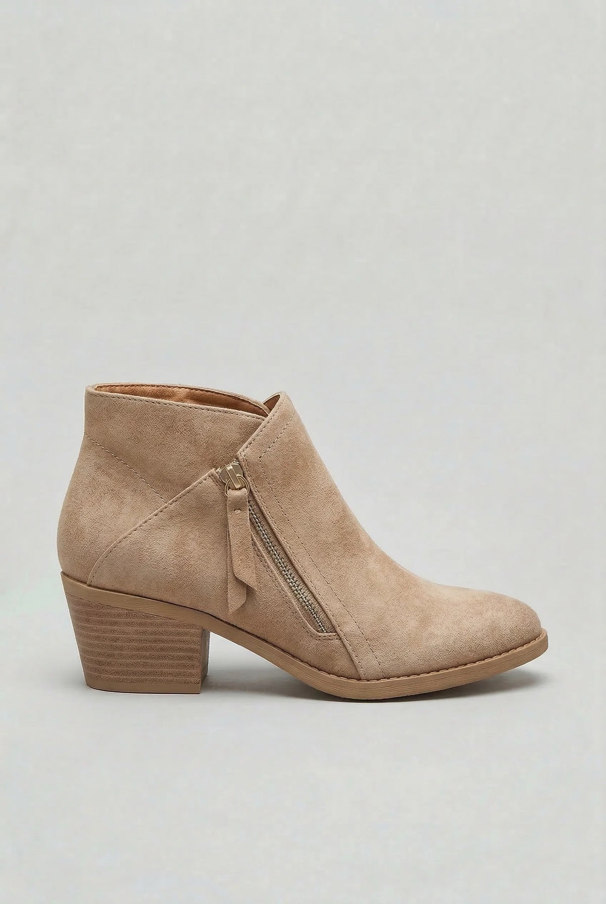 Women's Elegant Structured Block Heel Ankle Boots