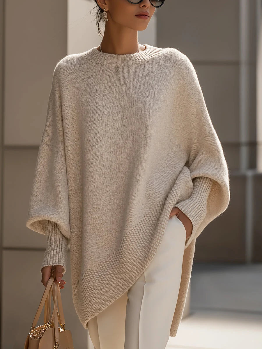 Women's Relaxed Oversized Ribbed Pullover