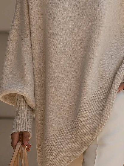Women's Relaxed Oversized Ribbed Pullover