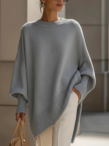 Women's Relaxed Oversized Ribbed Pullover