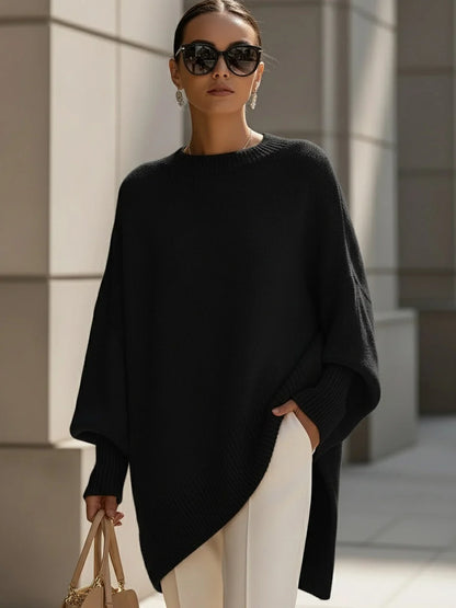 Women's Relaxed Oversized Ribbed Pullover