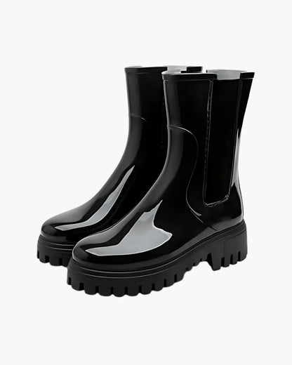 Women's Water-Resistant Chunky Sole Chelsea Boots